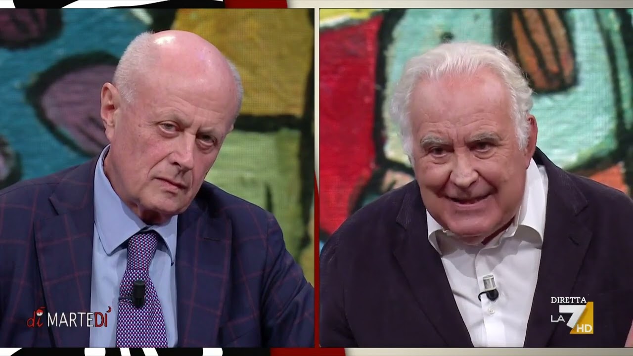 Scontro tra Santoro e Tabacci: 