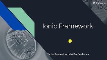 Ionic Framework  Advantages, Best Framework for Hybrid App