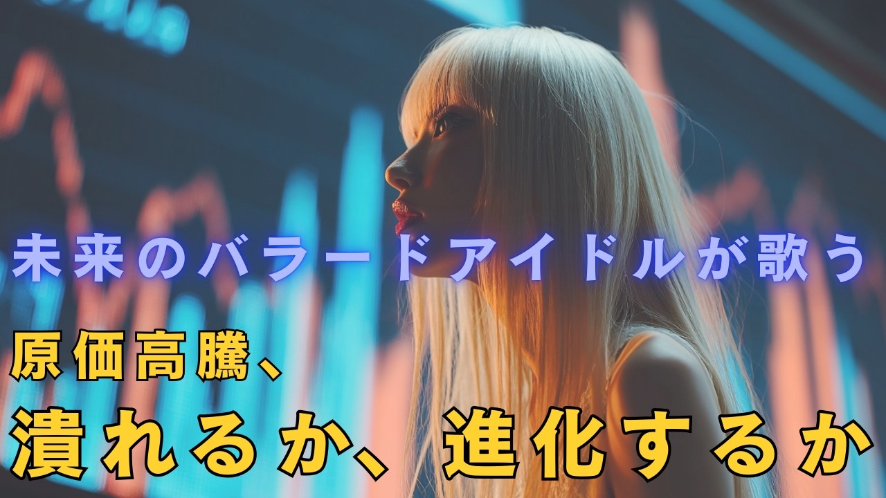 【製造業 AI Music アイドル】　原価高騰、潰れるか、進化するか　『知恵で超えろ』　(バラードアイドル)