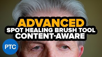 How To Use The SPOT HEALING BRUSH TOOL With CONTENT-AWARE in Photoshop - ADVANCED Method