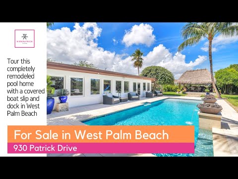 930 Patrick Drive, West Palm Beach, FL home video tour
