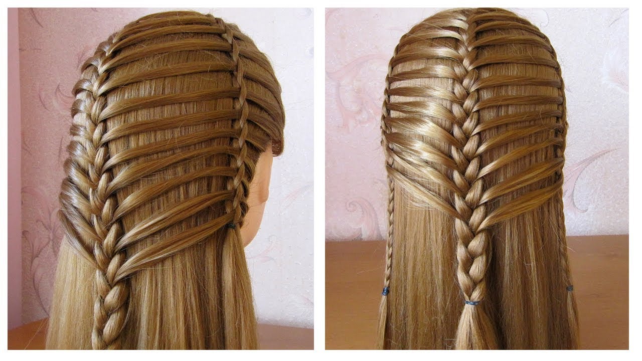 Image result for Coiffure pour tous les jours cheveux long/mi long â¬ Coiffure avec tresse â¬ facile Ã  faire