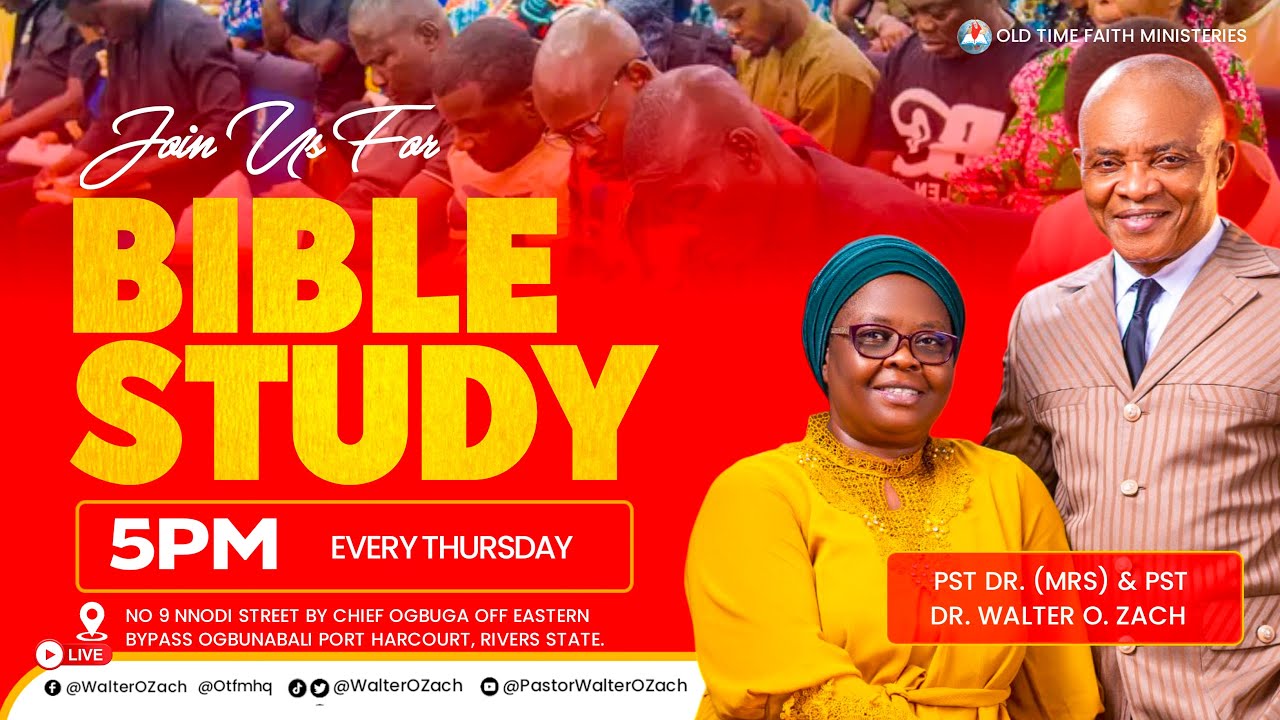 EXPOSITORY BIBLE STUDY | PASTOR WALTER O. ZACH || 26th February, 2026