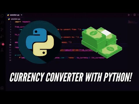 how to build a currency converter in python || Realtime currency converter ||beginner python project