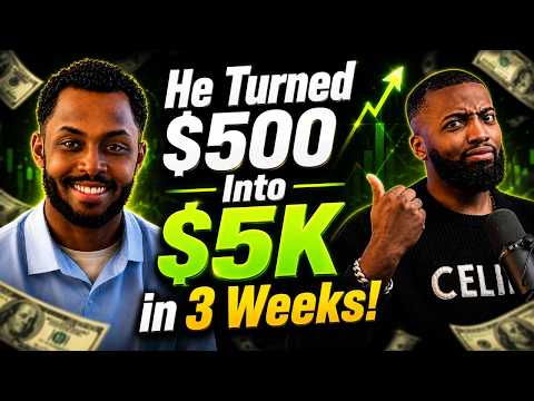 He Turned $500 Into $5K in 3 Weeks!