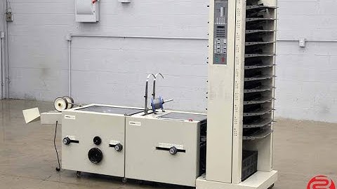 Standard Duplo 12 Bin Booklet Making System