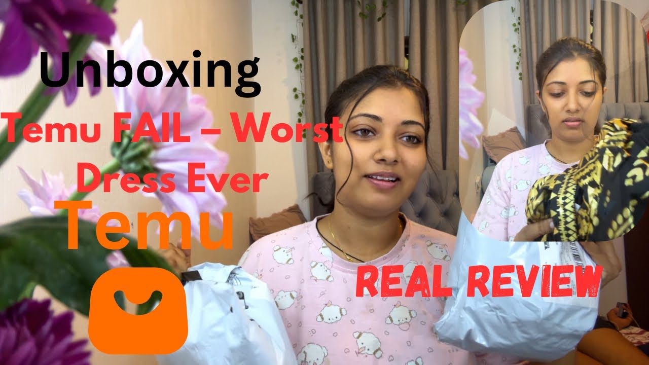 Spent Rs. 4500 on this ugly dress — Temu, why?!Full unboxing + regret inside. අපරාදේ සල්ලි🥺#temufail
