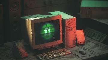 80 Intro post apocalyptic computer