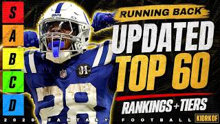 Top 60 Running Back Rankings & Tiers - 2026 Fantasy Football