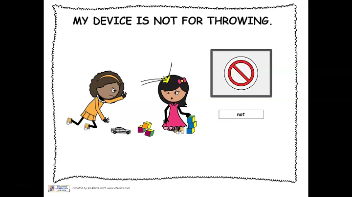 "I Use My Device to Talk!" AAC Social Story for Behavior