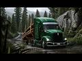 ATS 1.58 Realistic Driving POV 4K | Kenworth T680 Log Transport | Ultra Realism Gameplay