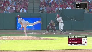 2018 NCAA Baseball Fayetteville Super Regional Game 3 South Carolina Vs Arkansas 6 11 2018