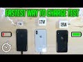 FASTEST WAY to CHARGE an iPhone! (iPad/iPhone Charger vs USB C Test)