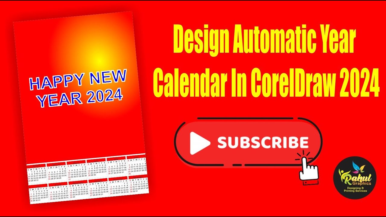 HOW TO CREATE CALENDAR OF 2024........ IN COREL DRAWCorelDraw Calendar