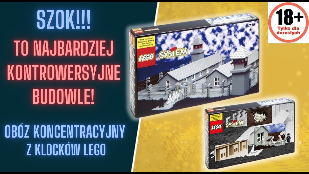 Obóz koncentracyjny z klocków LEGO, czyli szokująca praca polskiego artysty.