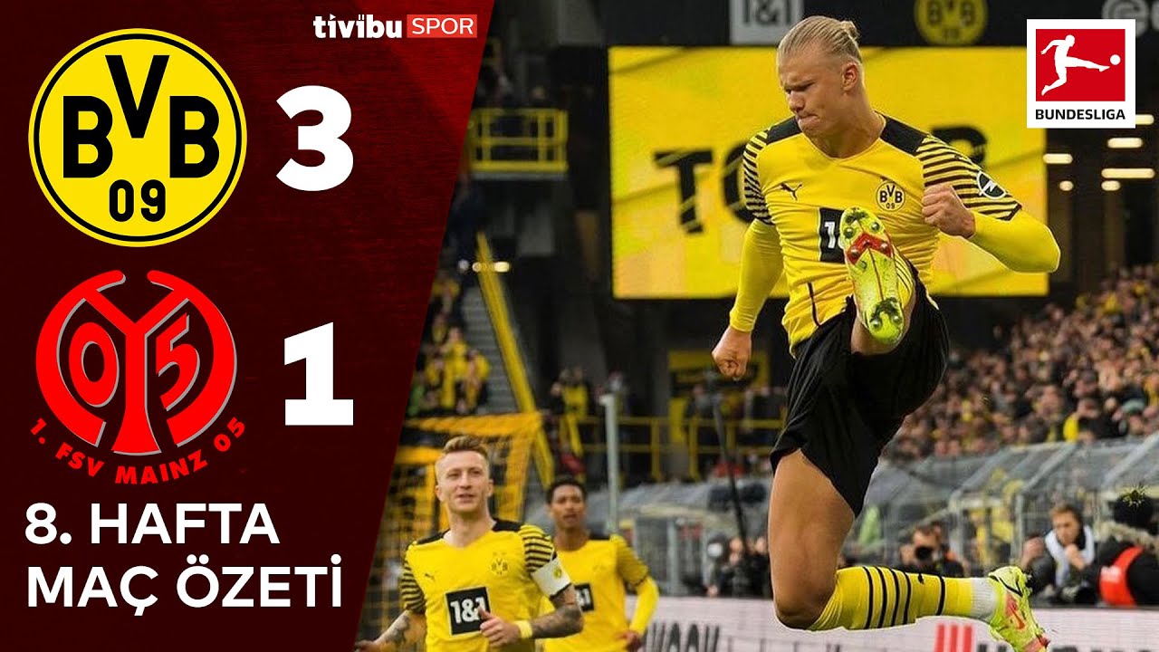 Bundesliga 8. Hafta Özet | Borussia Dortmund 3-1 Mainz