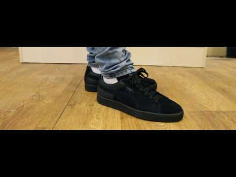 puma classic all black