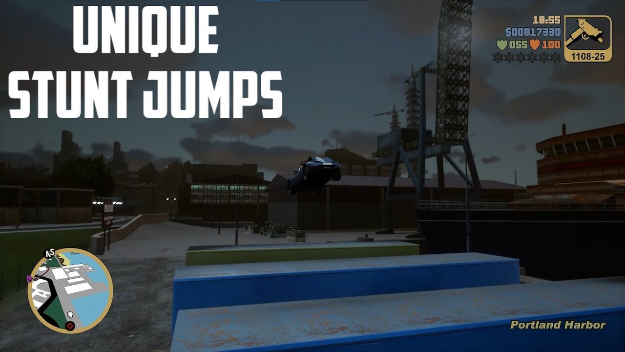 Grand Theft Auto III PS5 Unique Stunt Jumps (No Commentary) YouTube