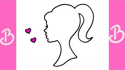 Barbie Resmi Nasıl Çizilir, Kolay Adım Adım Barbie Kızı Çizimi, Kolay Resim Çizimleri