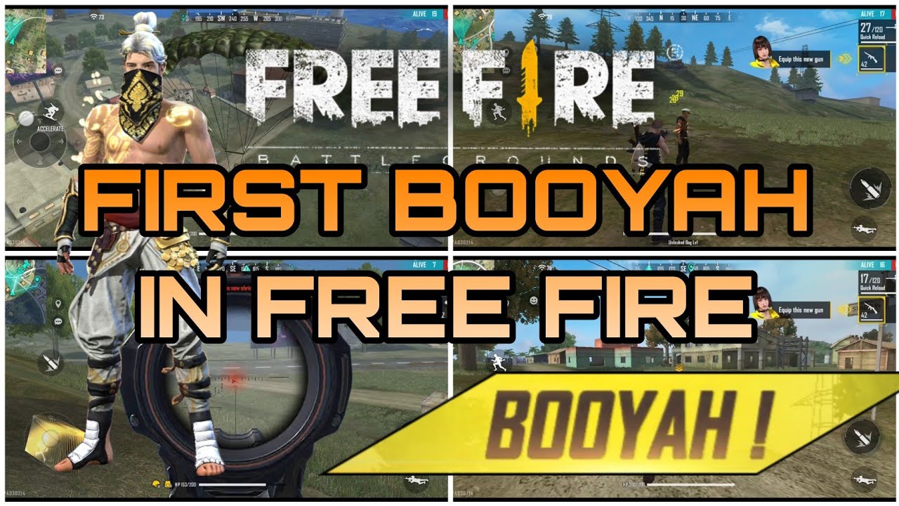 FIRST BOOYAH IN FREE FIRE | FREE FIRE | FIRST GAMEPLAY | NASEEB GAMING