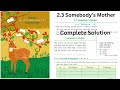 2.3 Somebody’s Mother | Warming up, Explanation & Workshop | Std 9 English