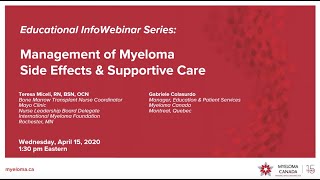 Management of Myeloma Side Effects & Supportive Care
