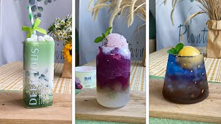 Oddly Satisfying Drink Ideas | DIY Homemade | Best Yummy Drink Tutorials | Cafe Vlog