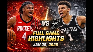 Houston Rockets vs San Antonio Spurs FULL Game Highlights Jan 28. 2026 | NBA today