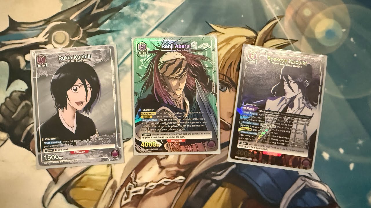 Union Arena - Purple Bleach (Byakuya/Rukia) Deck Profile - YouTube