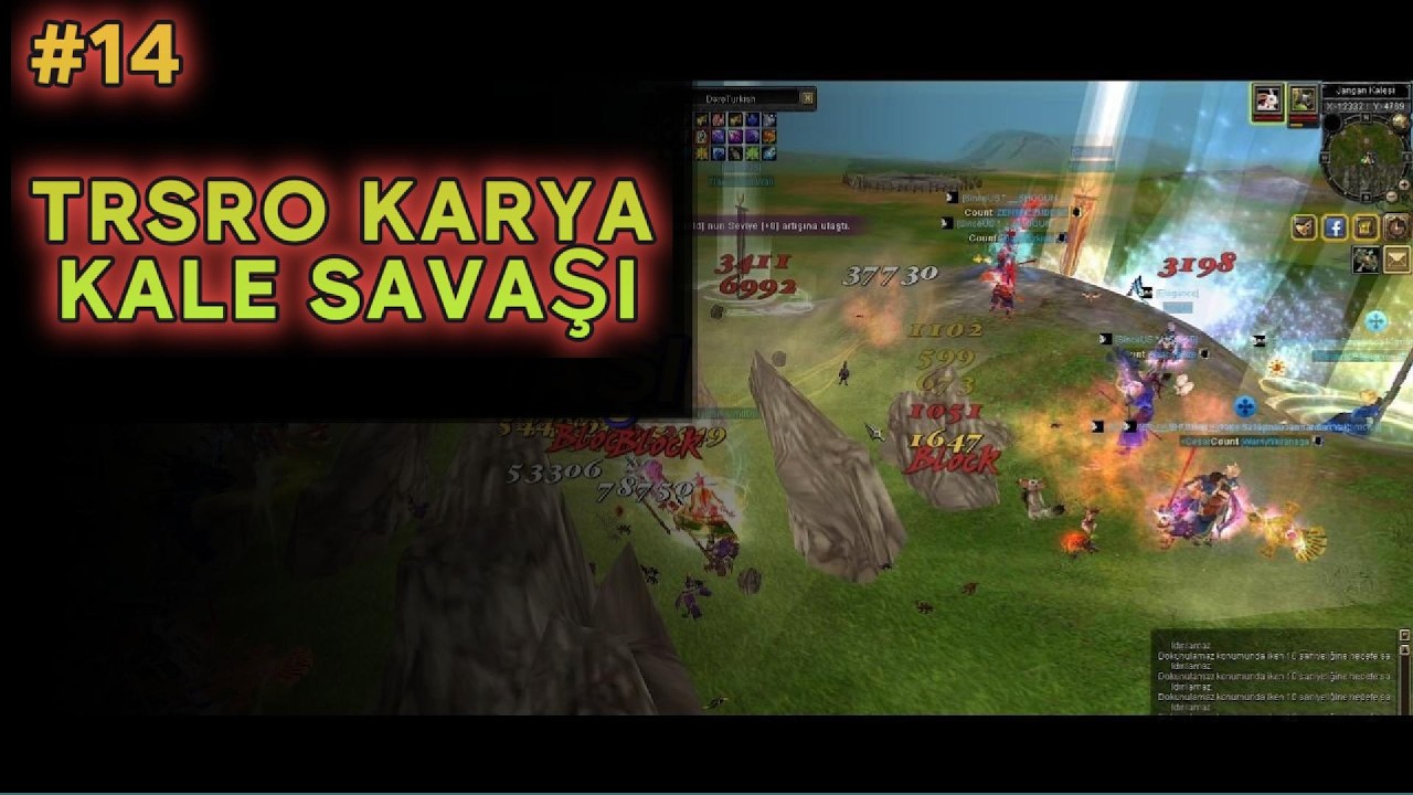 TRSRO Karya Kale Savaşı iRoyaLTURKS & Union vs Elegance & SinceUS #mmorpg #silkroad #trsro