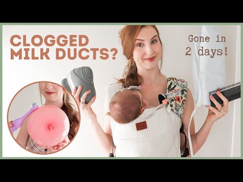 HOW TO CLEAR CLOGGED MILK DUCTS | Breastfeeding