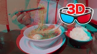 [3D video] Tonkotsu Ramen 3D Anaglyph / for red-cyan anaglyph glasses