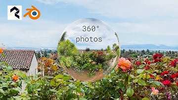How To Bring 360 Photos Into Blender?