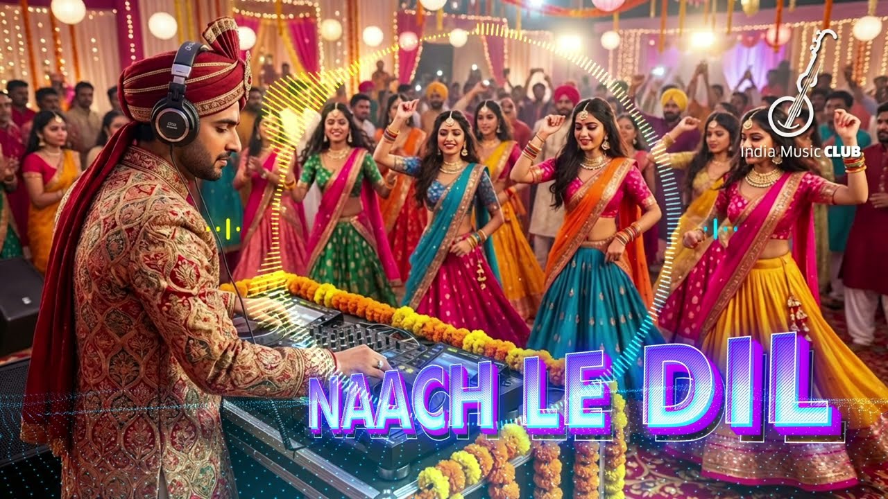 🔥 Naach Le Dil | Indian DJ Wedding Dance Party 🇮🇳🎧💃