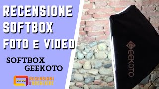 Recensione SOFTBOX per FOTO e VIDEO su Youtube per Studio di GEEKOTO screenshot 2