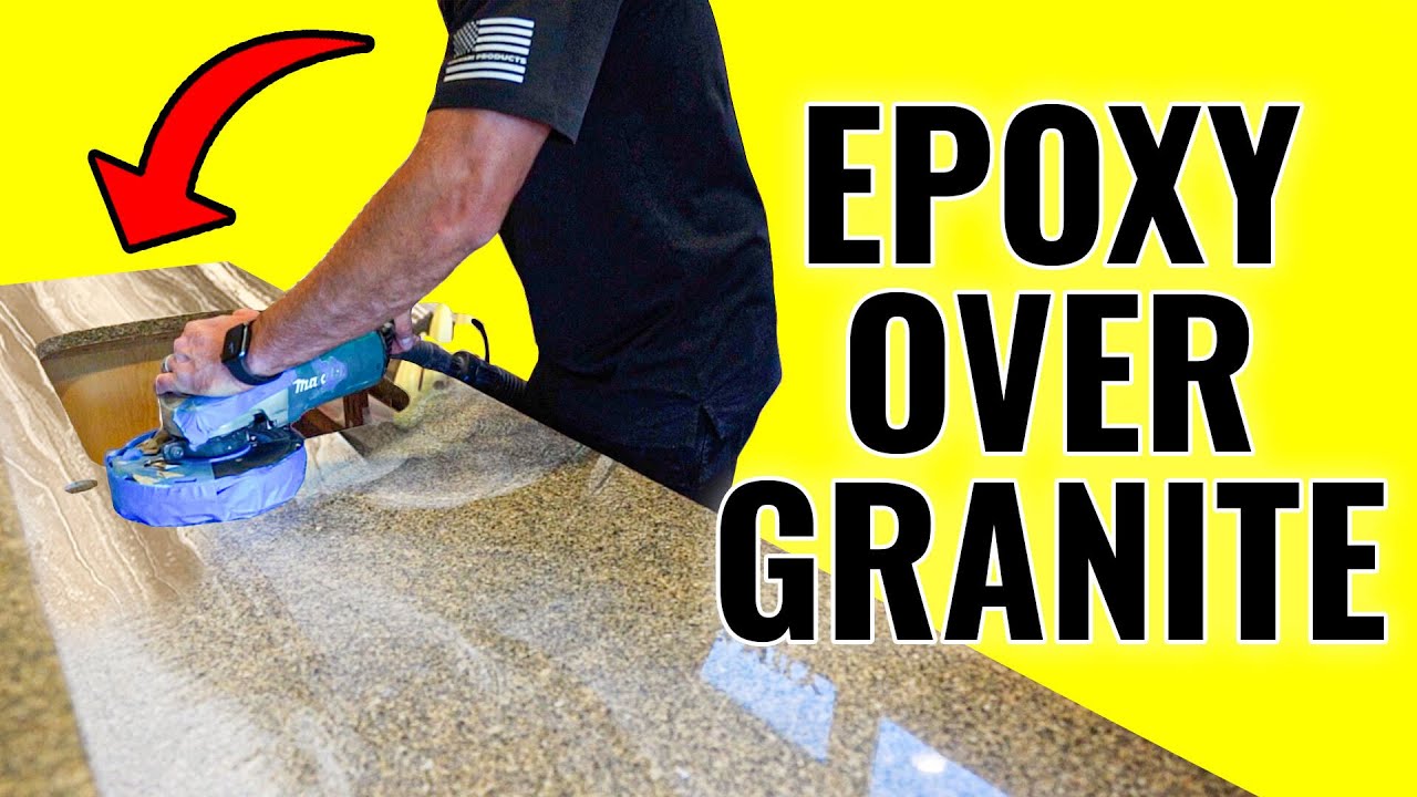 Epoxy Stone Repair - Granite Countertop - Artistic Epoxy Repair 