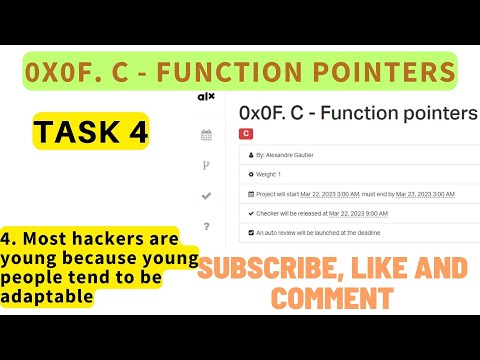 0x0F. C - Function pointers; ALX:4. Most hackers are young because young people tend to be adaptable