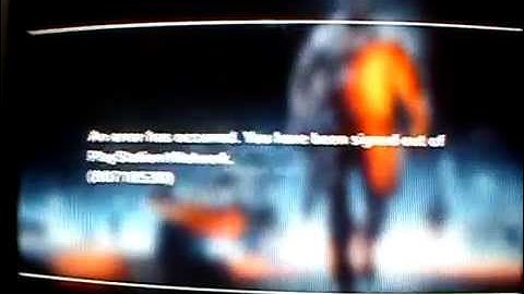PSN DOWN ERROR CODE :8071053D