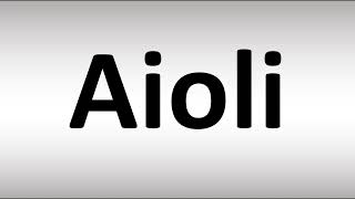 How to Pronounce Aioli screenshot 3