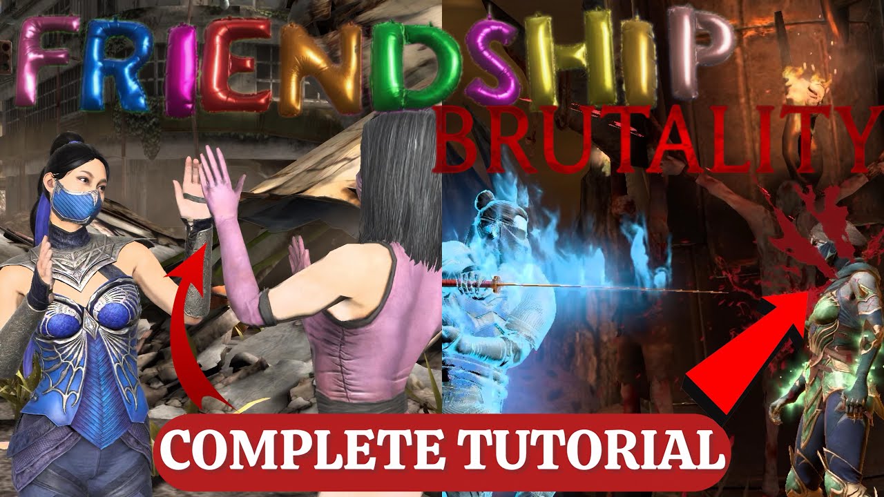 How to perform Brutality & Friendship on all 3 characters in MK Mobile | What are the Requirements