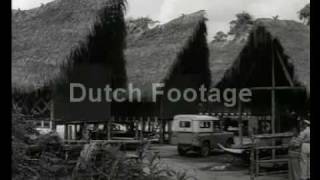 The film actor Rock Hudson is welcomed at Paramaribo