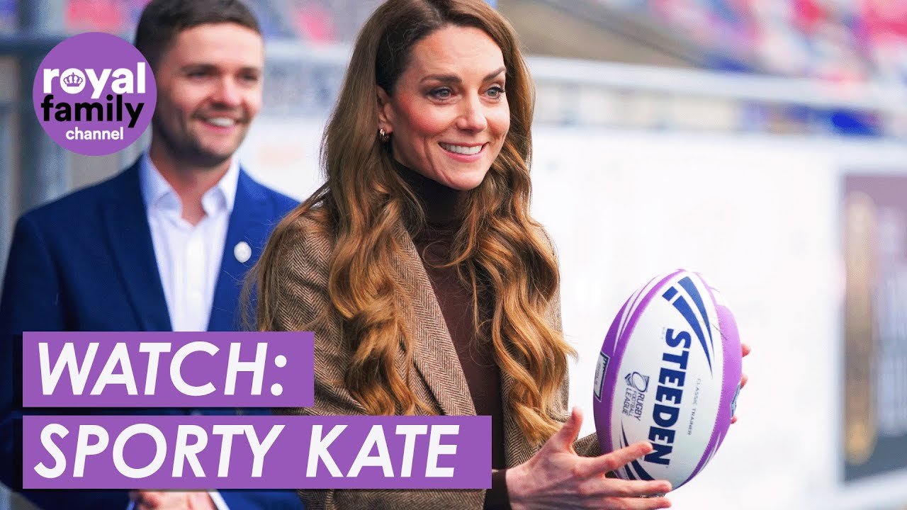 WATCH: Princess Kate Pays Visit to Wakefield Trinity Rugby League Club