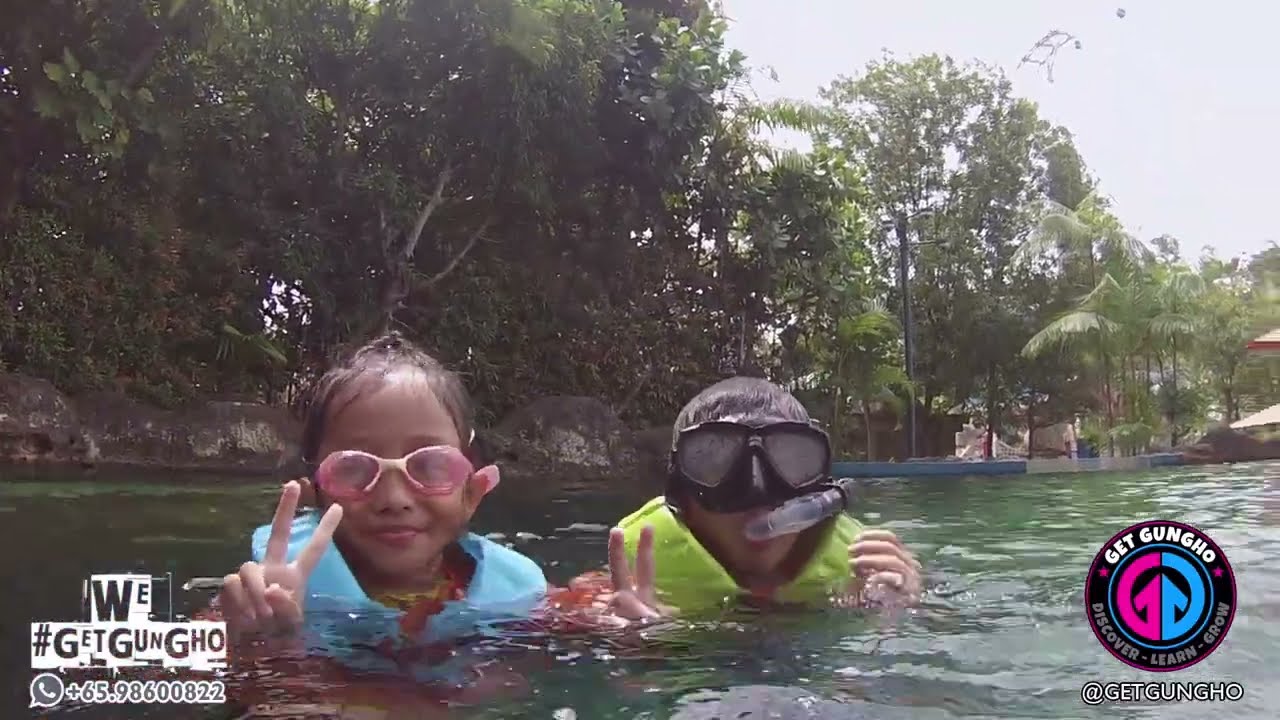 Kids explore life on Rainbow Reef at Camp GungHo Sentosa - Adventure Cove Water Park
