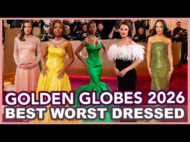 Best Worst Dressed Golden Globes 2026 | Olandria Alex Cooper Teyana Taylor Jennifer Garner Tessa