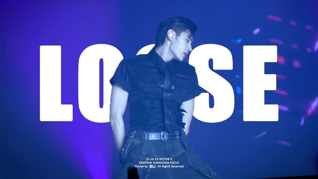 [4K] 251019 ENHYPEN 엔하이픈 - LOOSE @ SECTOR K SUNGHOON FOCUS 성훈 직캠