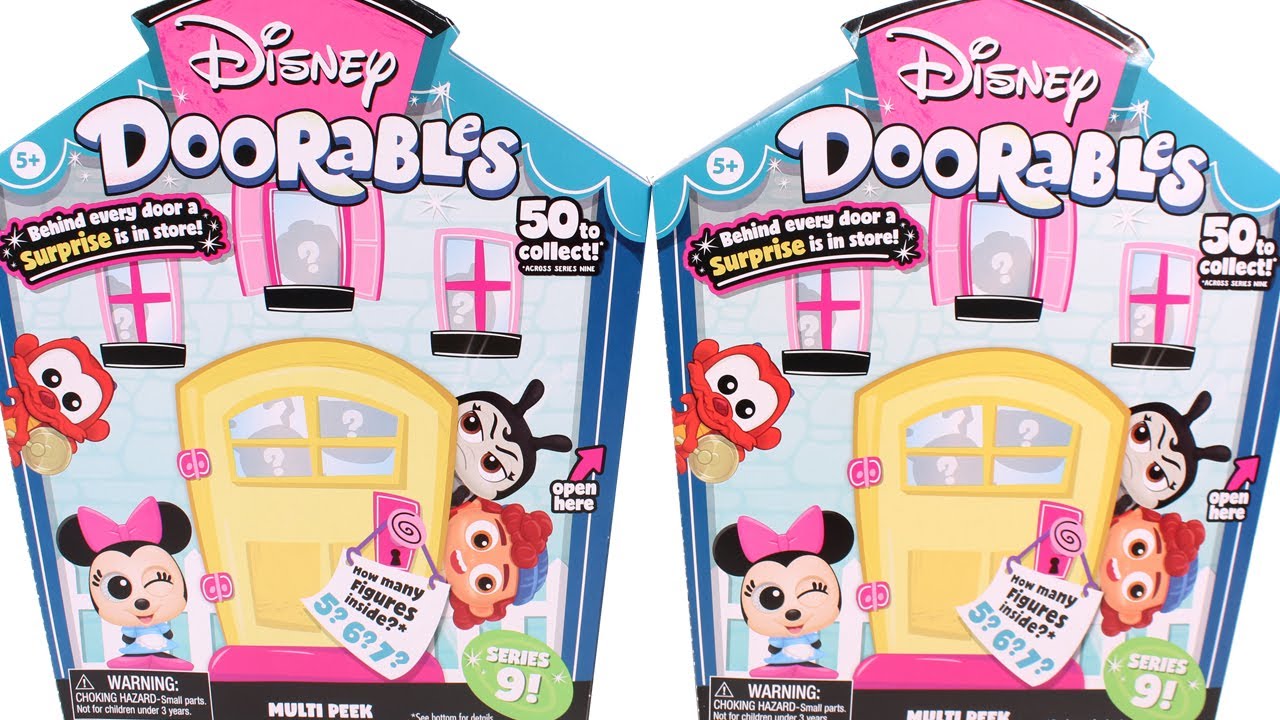 Unboxing FULL CASE Disney Doorables Series 9 Mini Peek Blind Bag Toy  Opening!! With Codes!! 