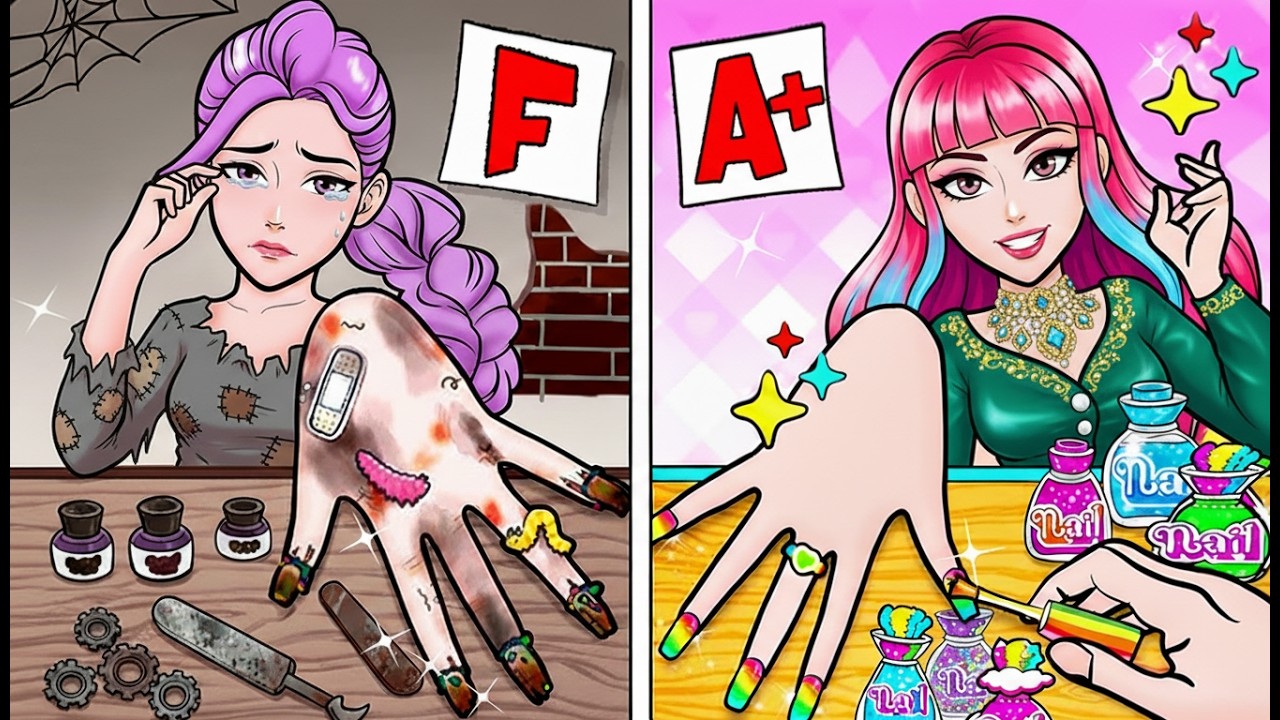 [🎀бумажные куклы🎀] Бедный охотник Руми превращается в прекрасную принцессу | KPOP Охотник на демонов