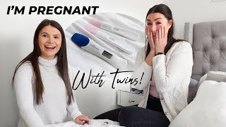 TELLING MY SISTER AND BEST FRIEND THAT I'M PREGNANT WITH TWINS!
