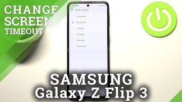 How to Change Screen Timeout on SAMSUNG Galaxy Z Flip 3 – Manage Display Settings