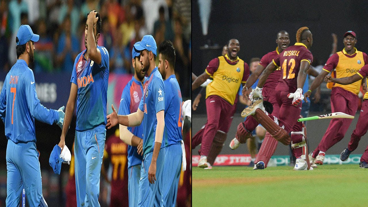 West Indies beat India by 7 wickets to enter finals of T20  YouTube